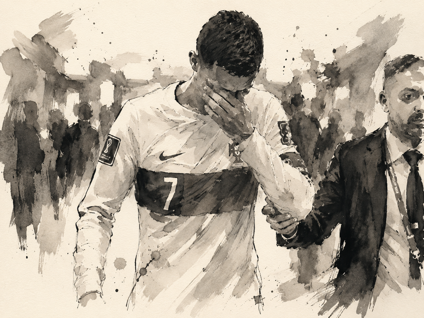 Image of: Hey Cristiano, I'm sorry that you lost. But I won for you...
